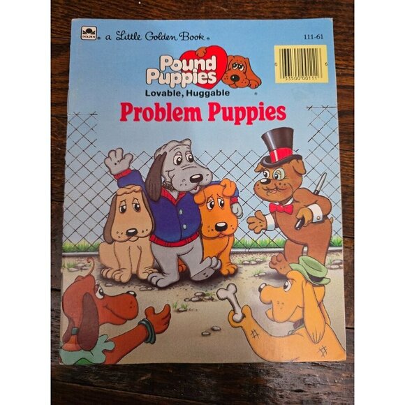 Vintage 80s Pound Puppies Problem Puppies Children's Book Little Golden Book - Picture 6 of 6